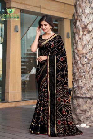 Black saree