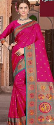 Paitani silk saree