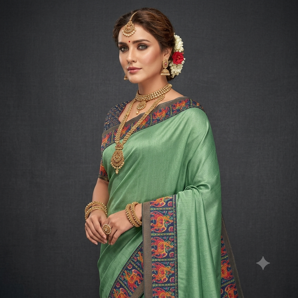 Designer silk saree