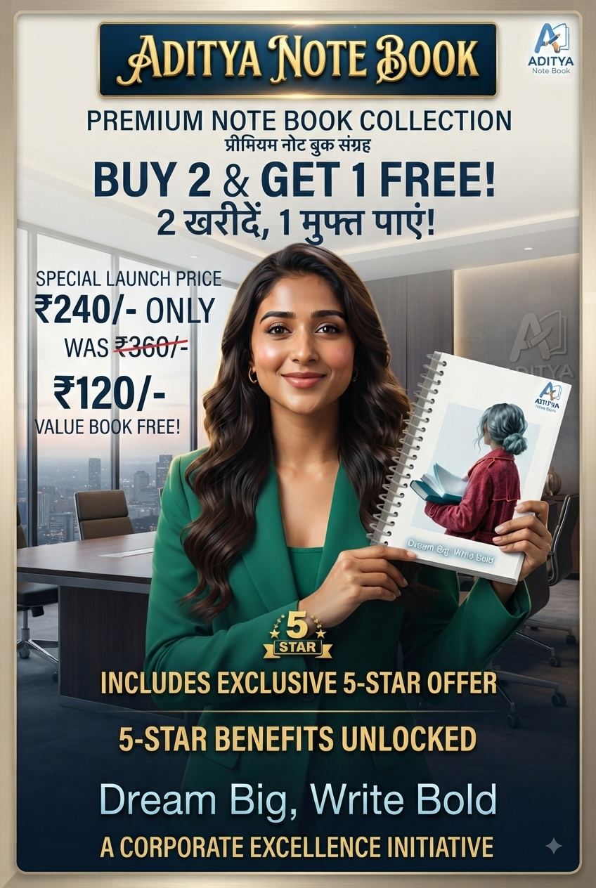 Buy at Rs 240 ( 2 Spiral Note Book )
