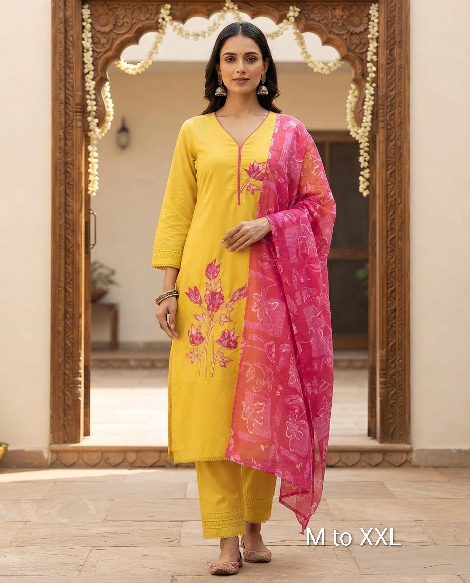 Cotton silk suit (YB 2014 ) - Image 4