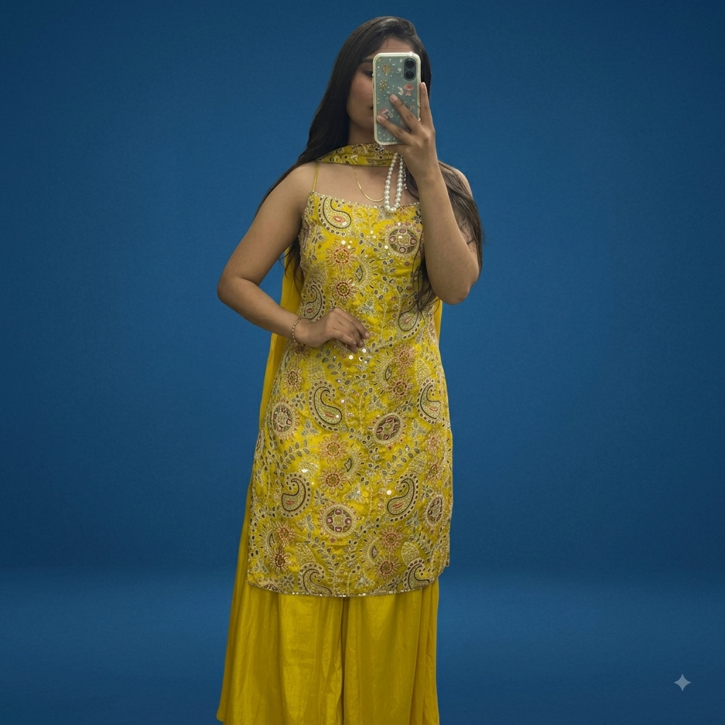 Pure silk Top and pant ( YB 2015 )