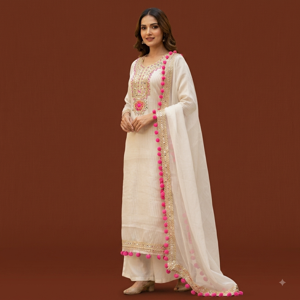 3 piece set silk material ( YB 2020)